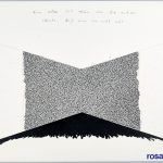 Volker Hildebrandt, Rosa Raum Prospekt 22, 1985, Mischtechnik auf Karton, 50 x 65 cm